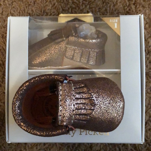 Freshly Picked Other - NWT Rose Gold Razzle Freshly Picked Moccasins